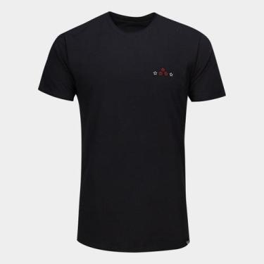 Imagem de Camiseta São Paulo Hino Masculina - Alma Tricolor, Preto, M
