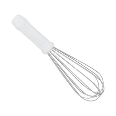 Imagem de Fue Batedor Tipo Pera Inox 26cm Reforçado Branco Solrac, BRANCO, 25CM