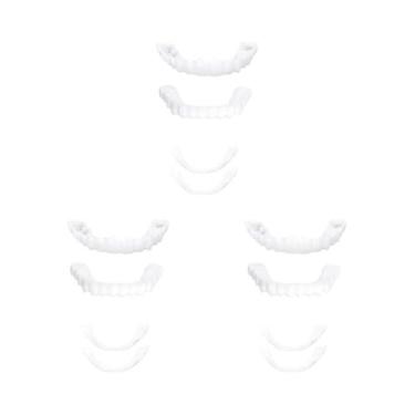 Imagem de Conjunto De Dentaduras Temporárias Superiores E Inferiores, Veneers Co