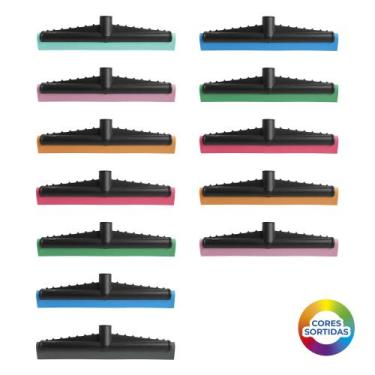 Imagem de Rodo de Plástico com EVA Duplo 31cm Reforçado - Kit com 12 - Seller