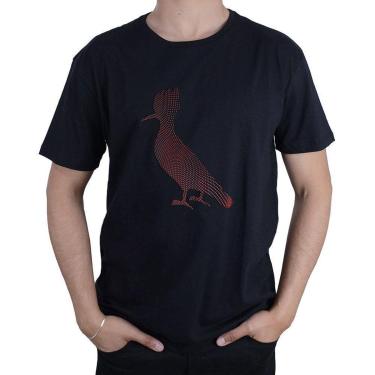 Imagem de Camiseta Masculina Reserva Slim Preta - 009758-Masculino