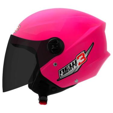 Imagem de Capacete New Liberty 3 Three Viseira Fumê Moto Aberto Pro Tork Seguran