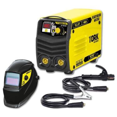 Imagem de Maquina Inversora de Solda Micro Kab 180 TIG/Eletrodo + Máscara Automá