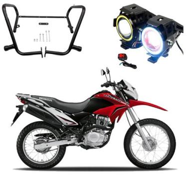 Imagem de Kit Protetor Carenagem + U7 Angel Eye Bros 125 2016 2017 2018 2019 202