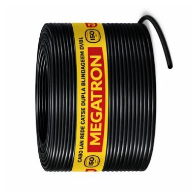 Imagem de 10 metros cabo lan rede cat5e dupla blindagem dvbl - MEGATRON