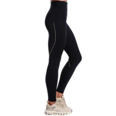 Imagem de Calça Legging Fitness Cós Alto Com Friso Suplex-Feminino