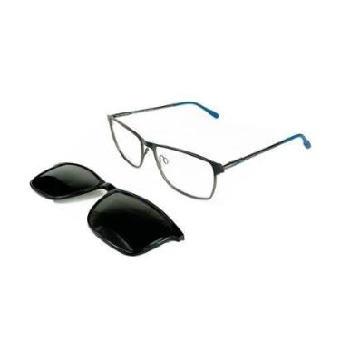 Imagem de Armação De Óculos Speedo Clip On Sp1387 02a Grafite Fosco-Masculino