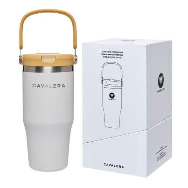 Imagem de Garrafa Copo Térmico 750Ml Resistente Com Alça Cavalera