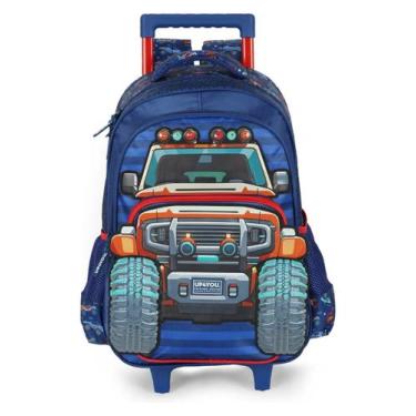 Imagem de Mochila com rodas up4you azul
