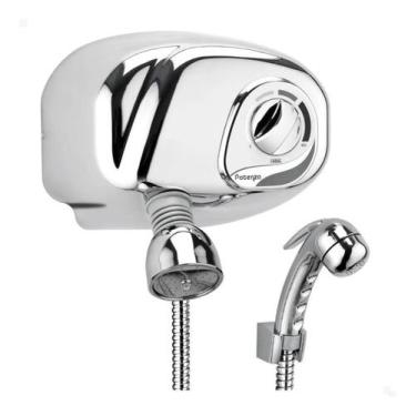 Imagem de Ducha Potenza Pressurizada Cromada Multitemperaturas Cardal COR:220v