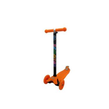 Imagem de Patinete 4 Rodas Infantil Reforçado Series Com Leds - Move Ways, Laran