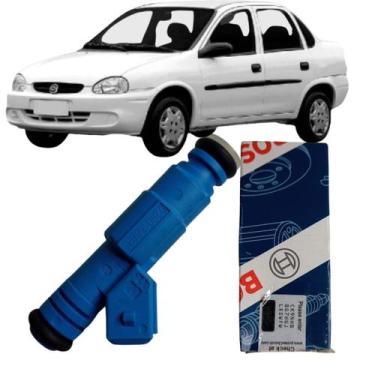 Imagem de Bico injetor combustível gm corsa 1.0 mpfi alcool 2000 a 2005 bosch