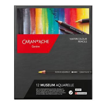Imagem de Lápis de Cor Aquarelável Museum Caran D'ache com 12 Cores - CARANDACHE