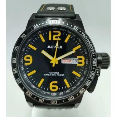 Imagem de Relógio Magnum Sports Masculino MA31542J Pulseira de Couro