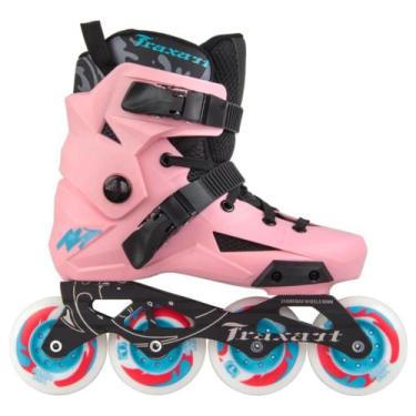 Imagem de Patins Traxart Revolt Rose - 80mm ABEC-9, 35br