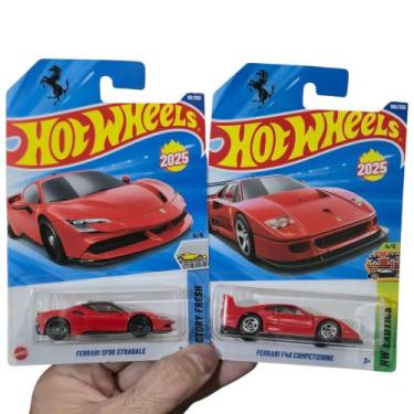 Imagem de Dupla de Ferrari SF90 Stradale + F40 Competizione Hot Wheels 2025