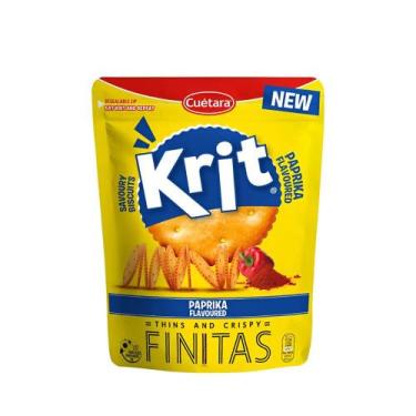 Imagem de Biscoito Krit Finitas 150g - Cuétara Espanha cor:Biscoito salgado com 