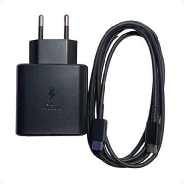 Imagem de Carregador 45W Preto C+C Samsung com Cabo 1,8M GH44-03098A