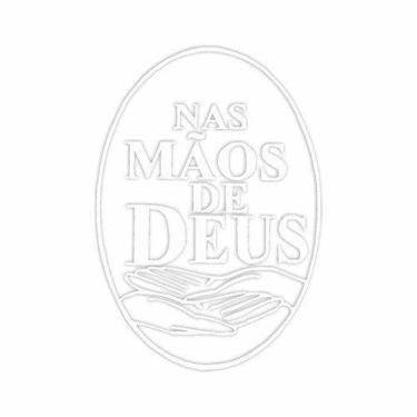 Imagem de 6 Uni Adesivo nas mãos de Deus Branco Pacote c/6un - SANTISSIMA