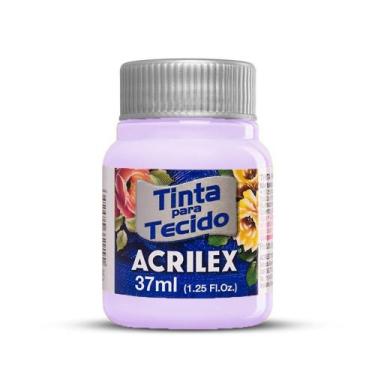 Imagem de Tinta de tecido 37ml Acrilex -lilás bebê 809 Tinta de tecido 37ml Acri