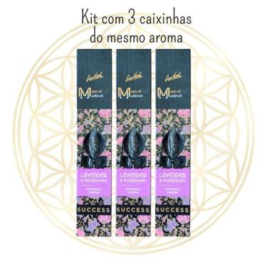 Imagem de KIT Com 3 Incensos Indiano Sreevani Linha Magical Manifest, 3 X Lavand