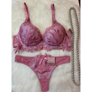 Imagem de Conjunto Suvion - perola negra sexy boutique, G, Rosa