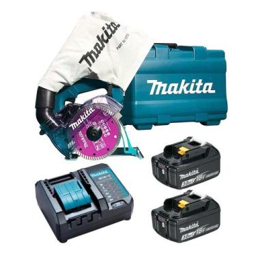 Imagem de Serra Marmore 18V 125mm DCC500ZKX1 Com 2 Baterias 3Ah Makita