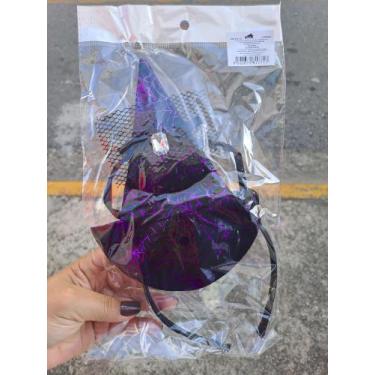 Imagem de Tiara mini chapéu de bruxa halloween infantil - Kitok, Vermelho