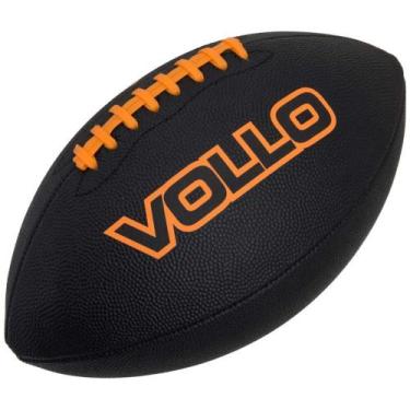 Imagem de Bola Futebol Americano Vollo PVC VF001/02, Preto, Único