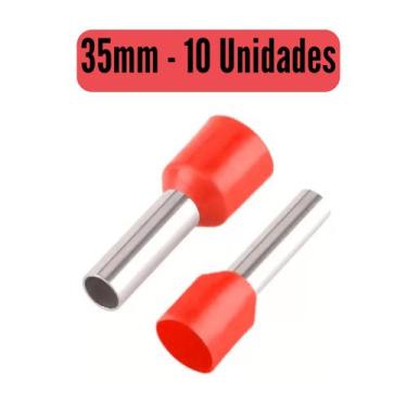 Imagem de Terminal Tubular Ilhós Pré-Isolado Simples 2,5mm à 50mm - CRIMPER, 35m