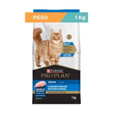 Imagem de Ração Pro Plan Longevidade Gatos Sênior 7+ 1kg Purina