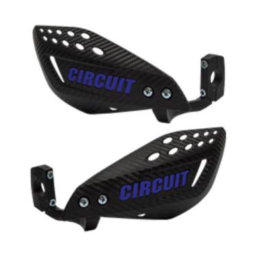 Imagem de Protetor De Mão Vector Haste Nylon Circuit, CARBONO/AZUL, U