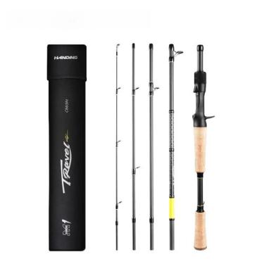 Imagem de Vara De Pesca Portátil De Ação Rápida 40-43cm 5-6 Seções Para Viagem M