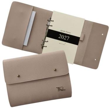 Imagem de Agenda Planner 2027 174-R Raffai Couros, Nude