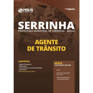 Imagem de Apostila Concurso Serrinha ba - Agente de Trânsito