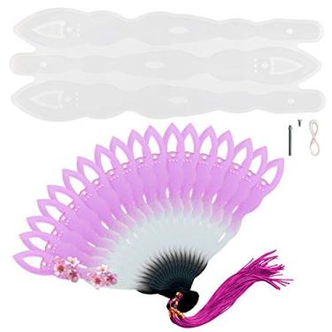 Imagem de FUNSHOWCASE Molde de fundição de resina para ventilador extravagante, 20,32 cm, bastão tamanho real com conjunto de fios e unhas