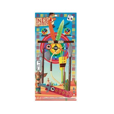 Imagem de Arco e Flecha Brinquedo Índio Guerreiro Grande, Pica Pau Brinquedos, Multicor