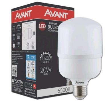 Imagem de Avant Lâmpada Led Bulbo Alta Potência 20W 6500K E27 Bivolt