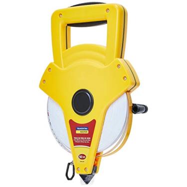 Imagem de Tramontina 43154051, Trena em Fibra de Vidro Capacidade 50M, Amarelo