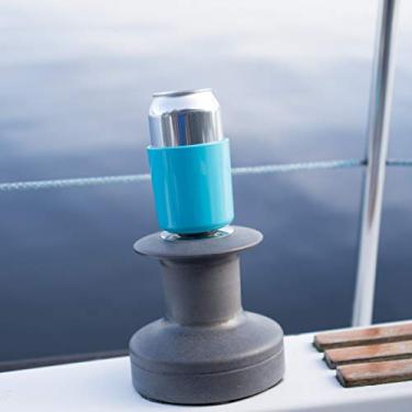 Imagem de Suporte de bebida Winch Caddy para guinchos de vela e suportes de varão de pesca Scotty, Light Blue