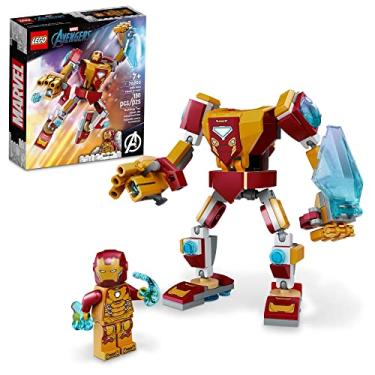 Imagem de LEGO® Marvel Armadura Robô do Homem de Ferro 76203 - Kit Incrível (130 peças)