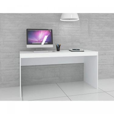 Imagem de Escrivaninha Home Office Hecol Móveis Branco/Branco