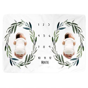 Imagem de Kute 'n' Koo Cobertor para bebês de lã premium para meninos e meninas, cobertores de fundo para fotografia personalizados grandes, lã grossa para mães recém-nascidas