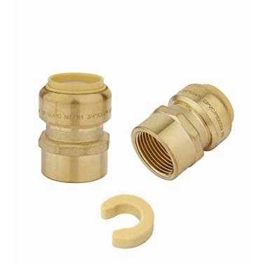Imagem de Adaptadores fêmea EFIELD Push Fit X 3/4" de pressão para conectar, cobre, tubo CPVC