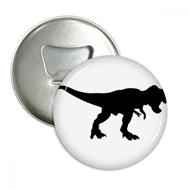 Imagem de Dinossauro Black Bones Abridor de garrafas com ímã de geladeira emblema multifuncional