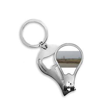 Imagem de Cenário de outono fotografia casa cortador de unhas abridor chaveiro tesoura