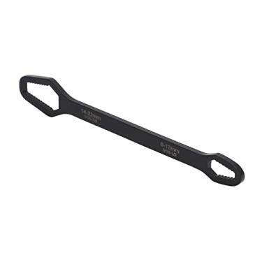 Imagem de Chave de boca dupla de 8 mm a 22 mm Chave multifuncional de aço inoxidável de 6 mm de espessura para motocicletas