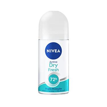 Imagem de NIVEA Desodorante Antitranspirante Roll On Dry Fresh 50ml - Proteção prolongada de 72h, dupla proteção com ativos antitranspirantes, sensação de axilas secas e frescas, com cuidado suave, sem álcool etílico, corantes e conservantes