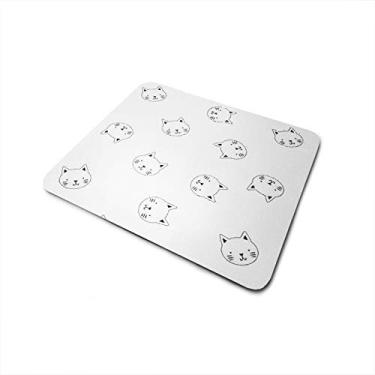 Imagem de Mouse Pad Background Gatinhos Branco