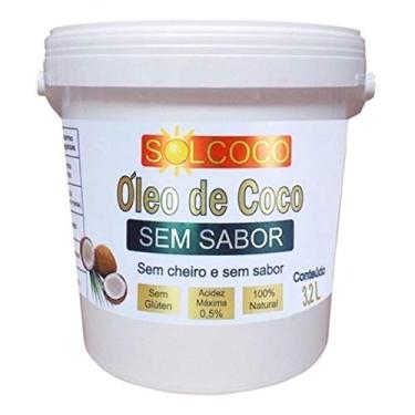 Imagem de Óleo De Coco Capilar Sem Cheiro/sabor 3,2 Litros - Solcoco